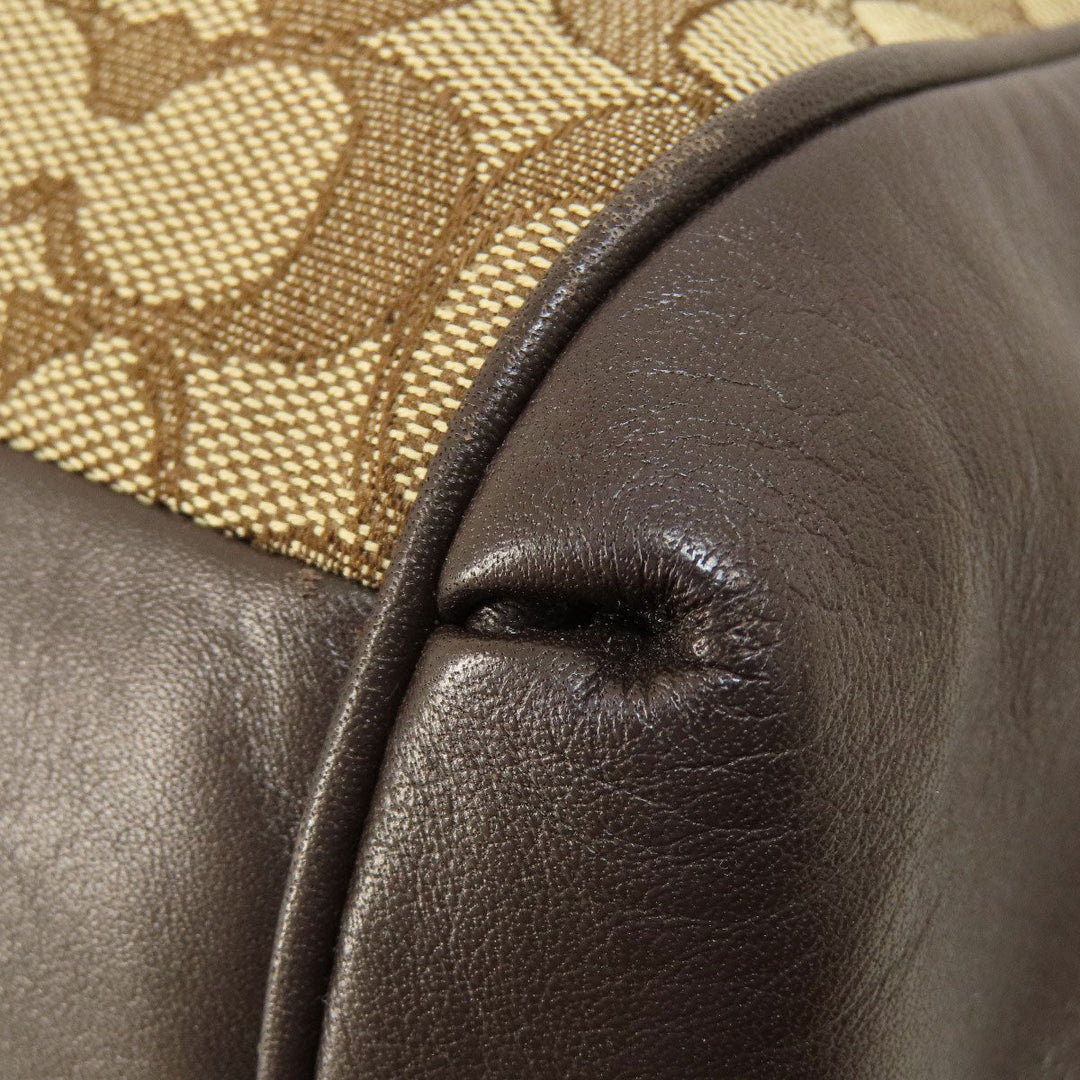 COACH Tote Bag F57612 canvas Brown Signature