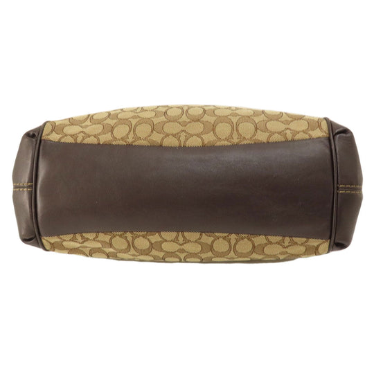 COACH Tote Bag F57612 canvas Brown Signature