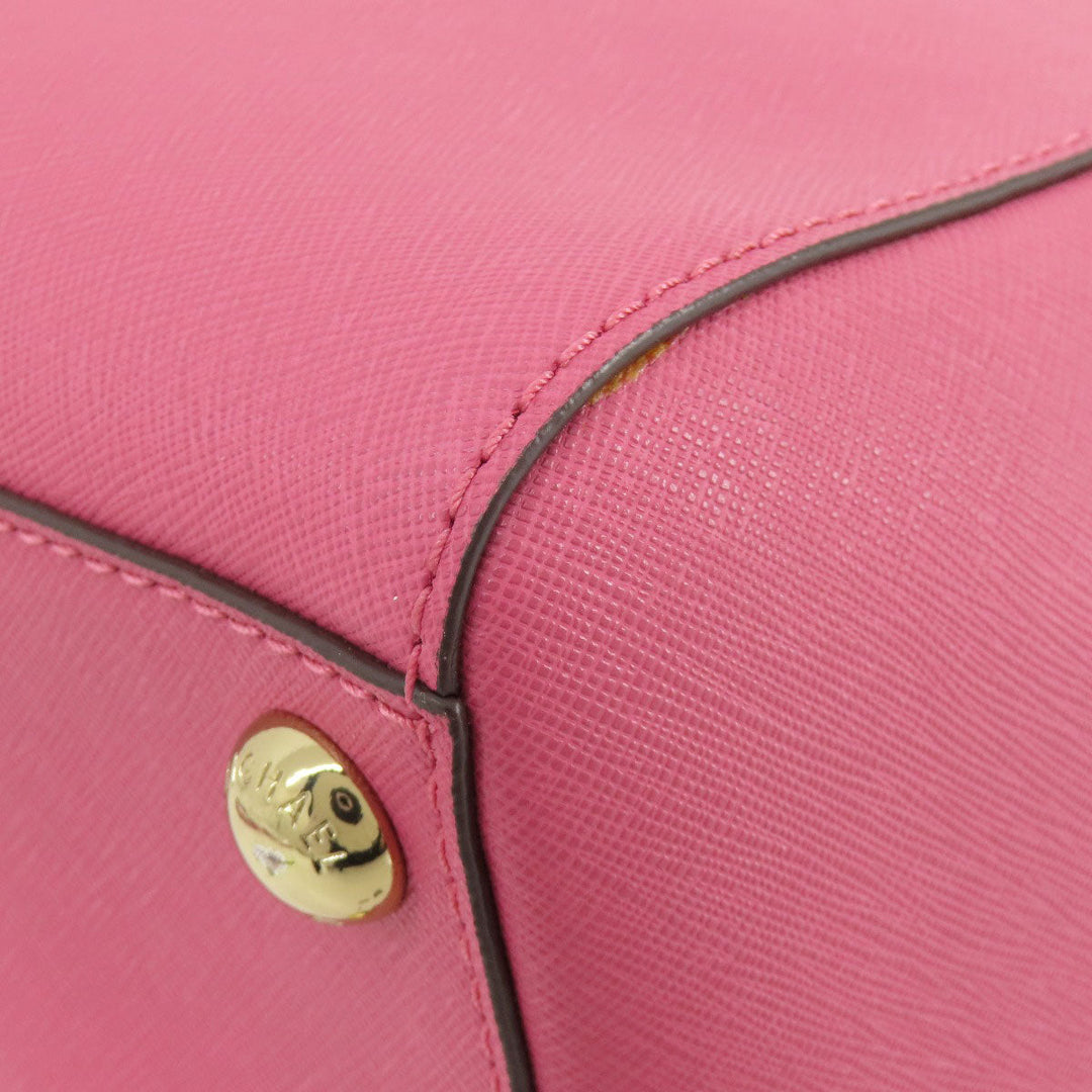 MICHAEL KORS Handbag PVC pink 2WAY Women Used Authentic