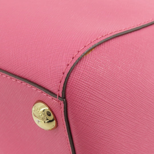 MICHAEL KORS Handbag PVC pink 2WAY Women Used Authentic