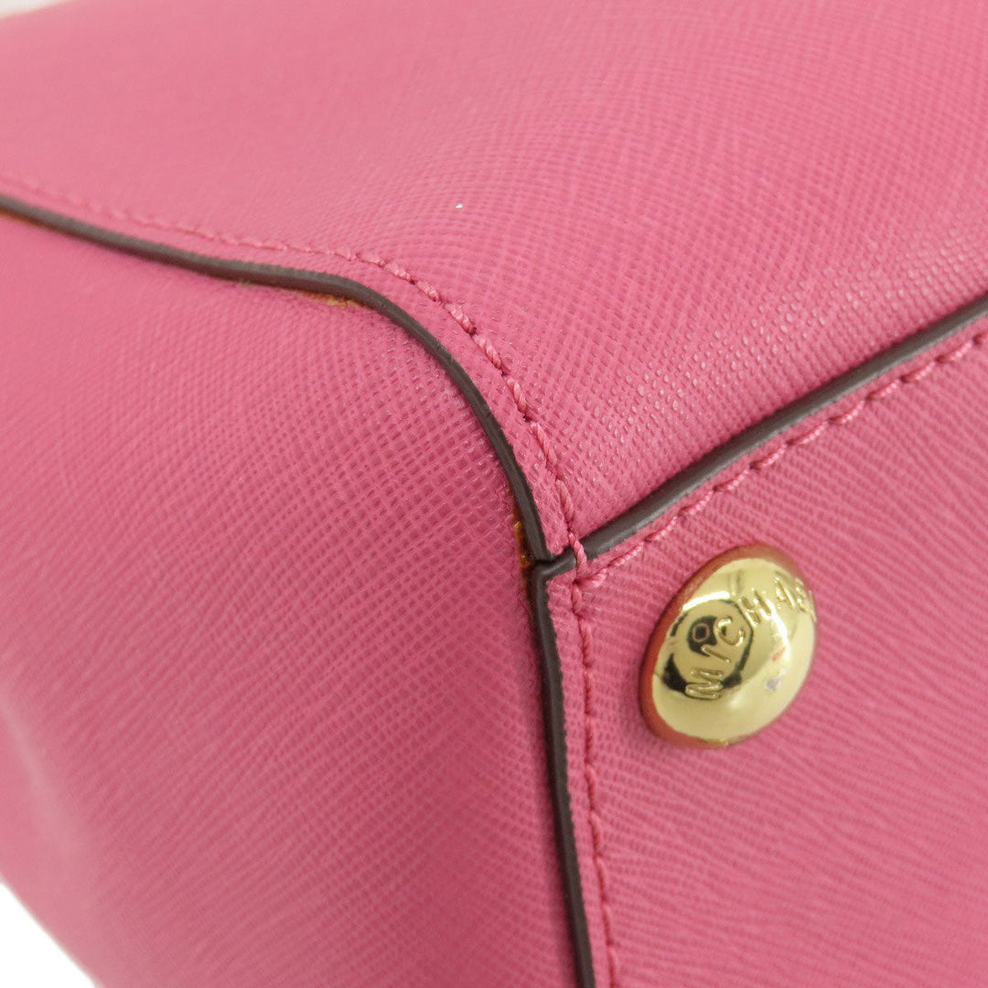 MICHAEL KORS Handbag PVC pink 2WAY Women Used Authentic