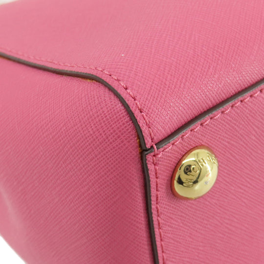 MICHAEL KORS Handbag PVC pink 2WAY Women Used Authentic