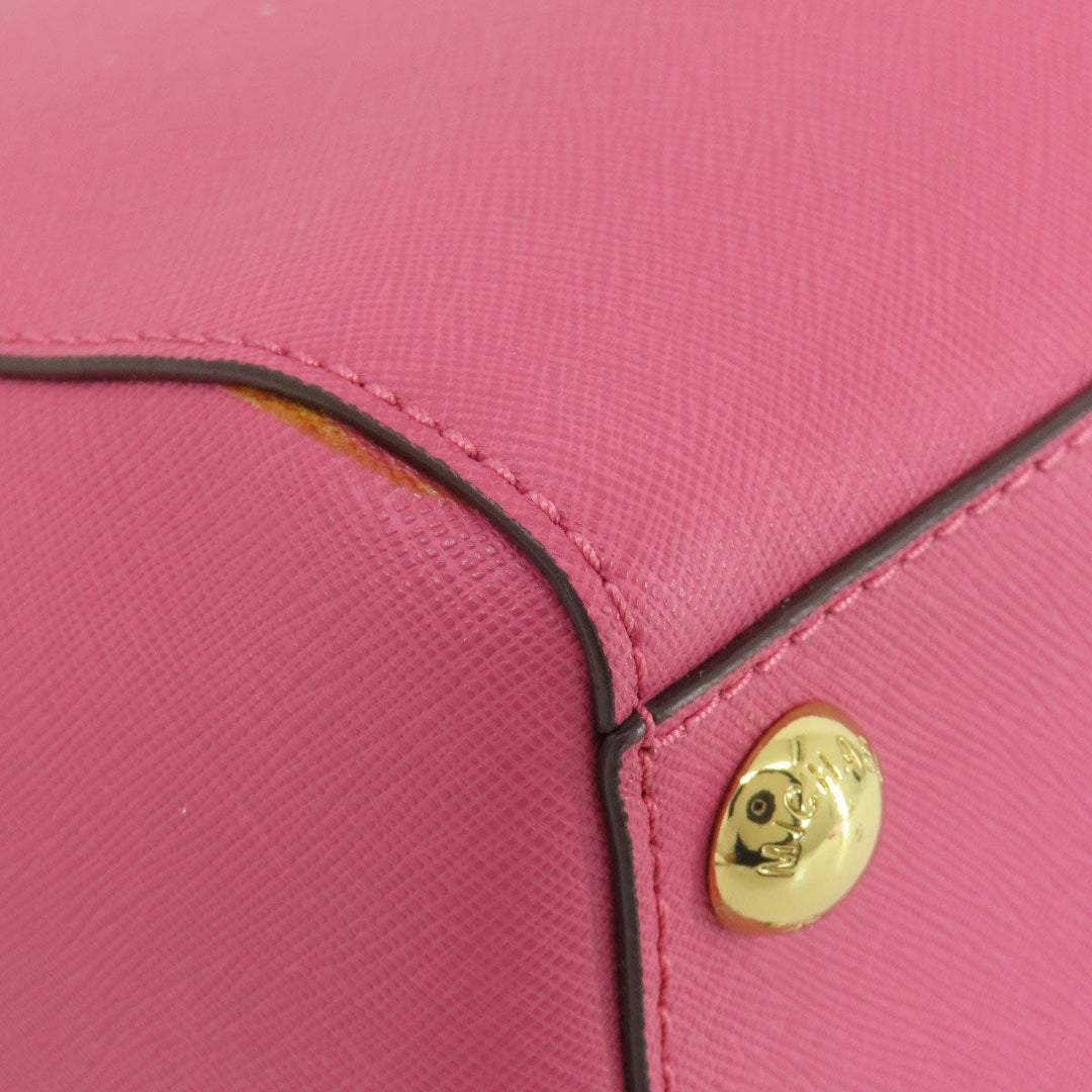 MICHAEL KORS Handbag PVC pink 2WAY Women Used Authentic