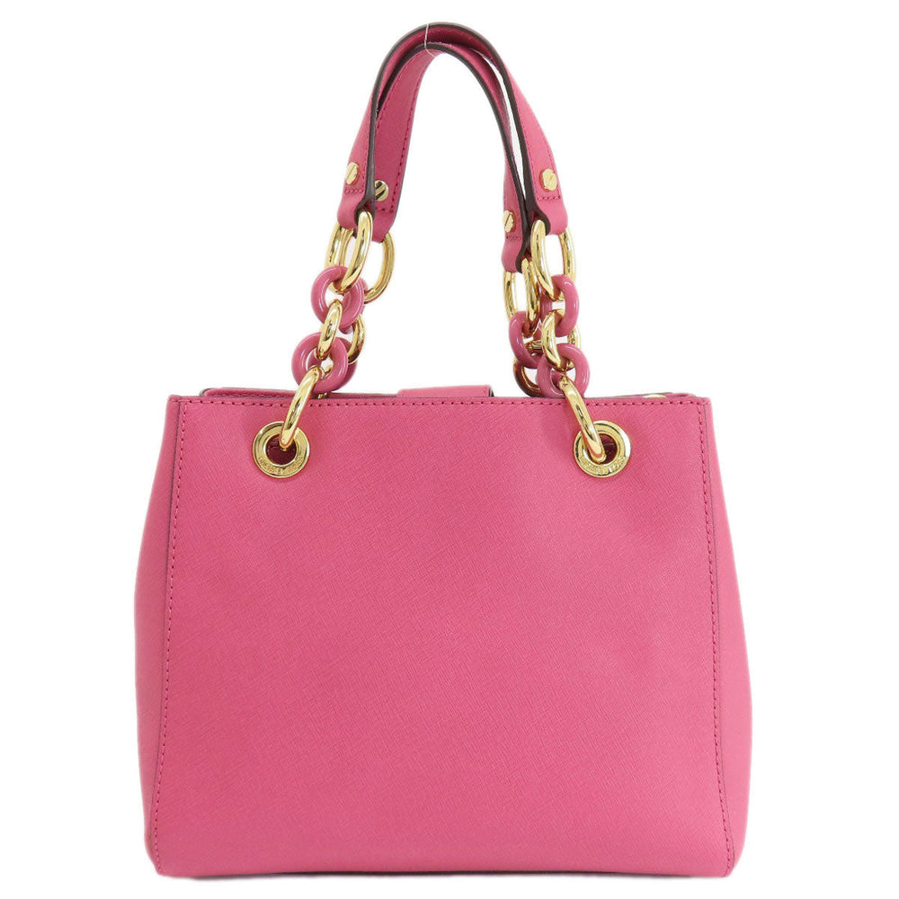 MICHAEL KORS Handbag PVC pink 2WAY Women Used Authentic