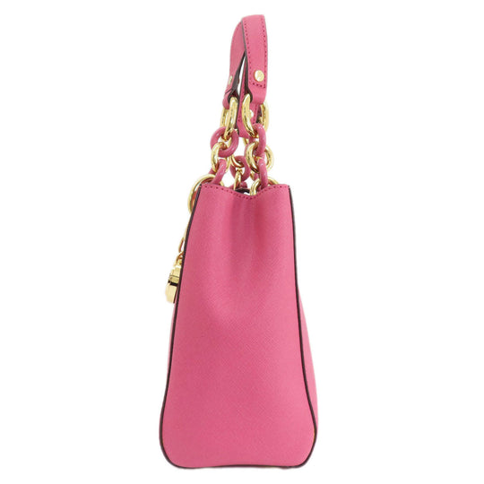 MICHAEL KORS Handbag PVC pink 2WAY Women Used Authentic