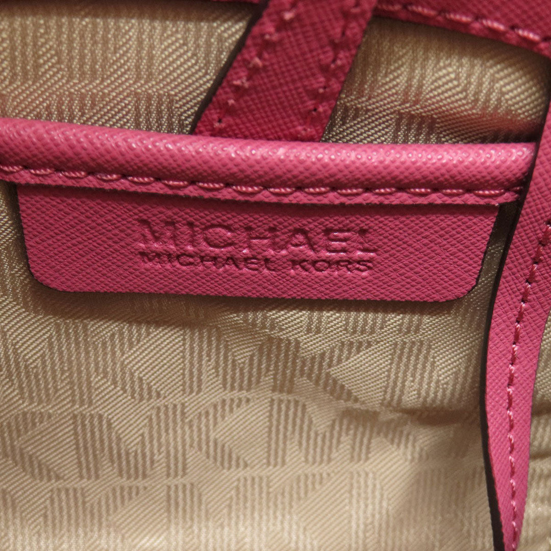 MICHAEL KORS Handbag PVC pink 2WAY Women Used Authentic