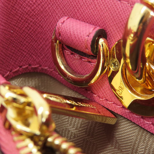 MICHAEL KORS Handbag PVC pink 2WAY Women Used Authentic