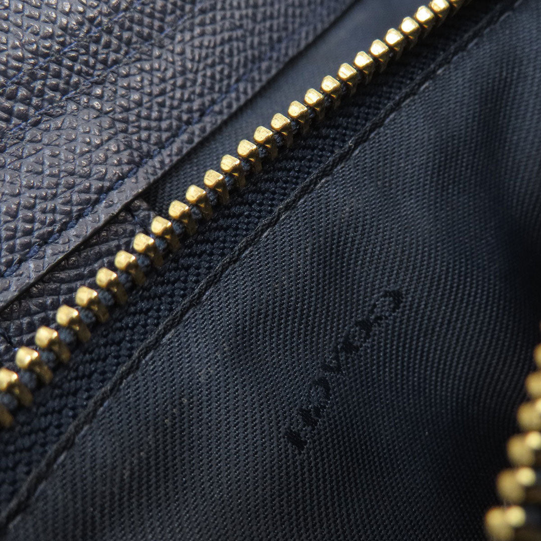 COACH Handbag 34563 leather purple logoMetal 2WAY Women Used Authentic