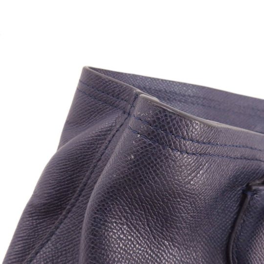 COACH Handbag 34563 leather purple logoMetal 2WAY Women Used Authentic