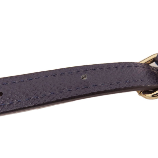 COACH Handbag 34563 leather purple logoMetal 2WAY Women Used Authentic