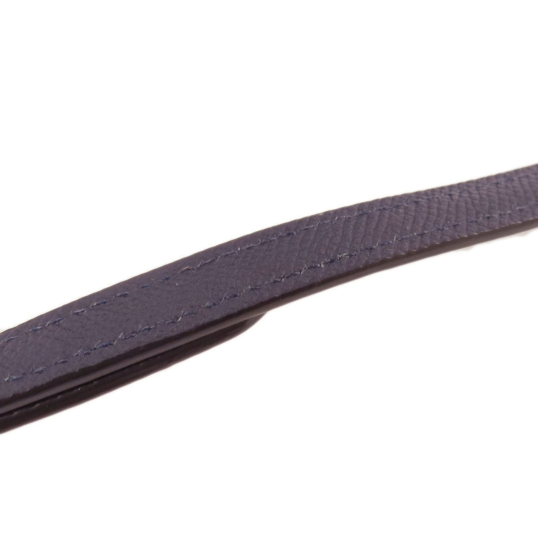 COACH Handbag 34563 leather purple logoMetal 2WAY Women Used Authentic