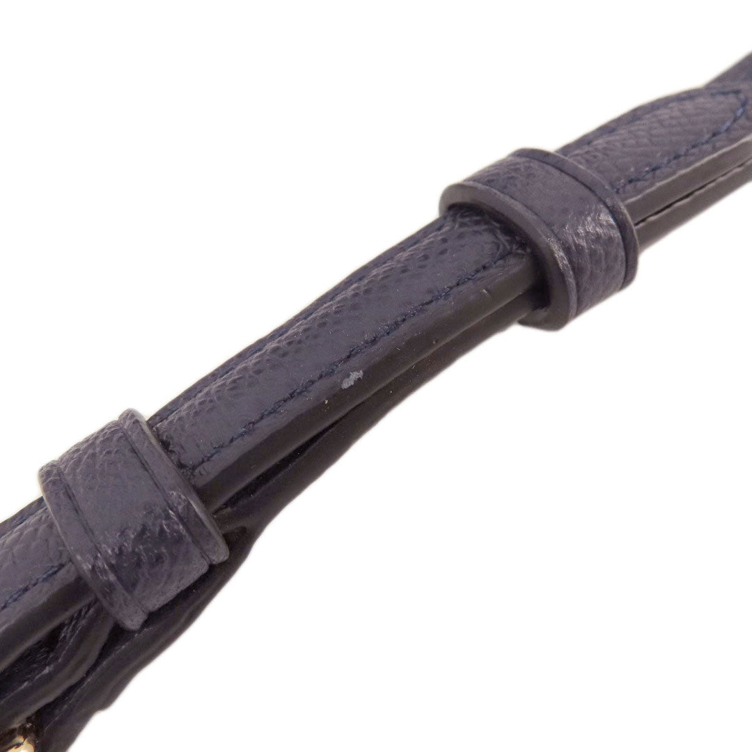 COACH Handbag 34563 leather purple logoMetal 2WAY Women Used Authentic