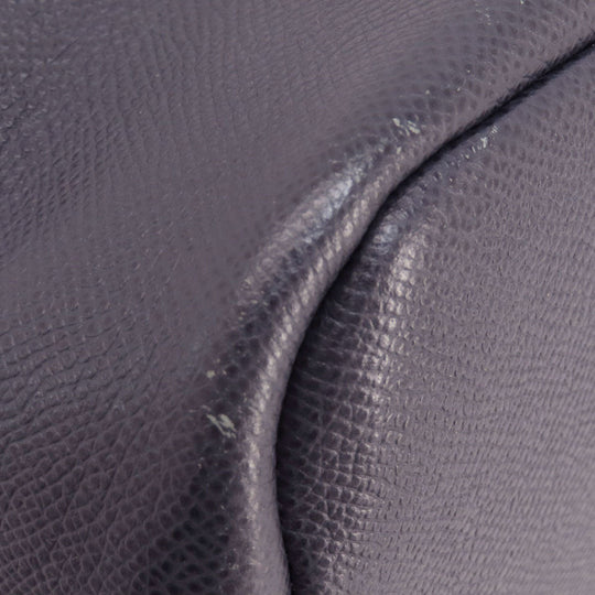 COACH Handbag 34563 leather purple logoMetal 2WAY Women Used Authentic