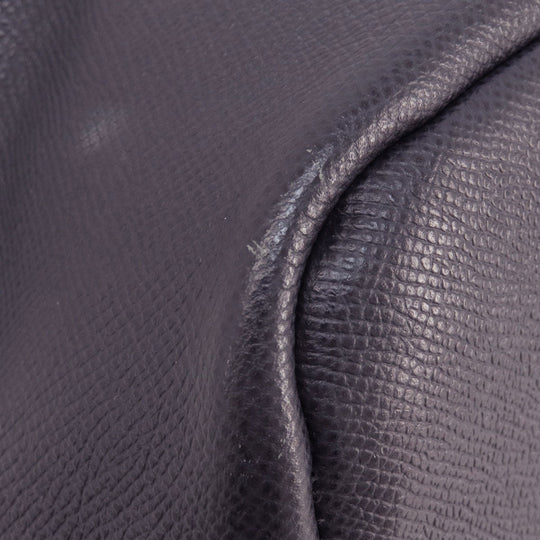 COACH Handbag 34563 leather purple logoMetal 2WAY Women Used Authentic