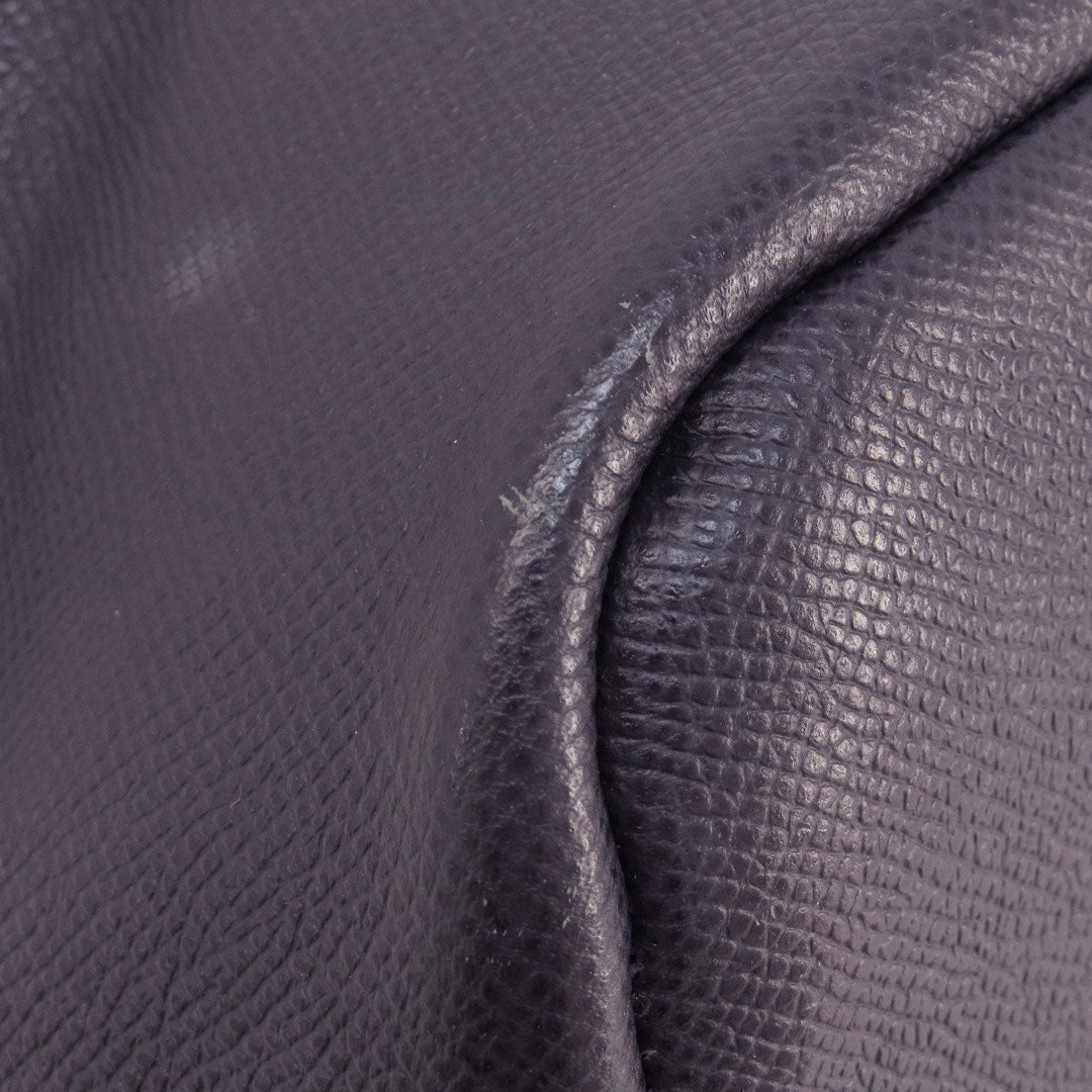 COACH Handbag 34563 leather purple logoMetal 2WAY Women Used Authentic