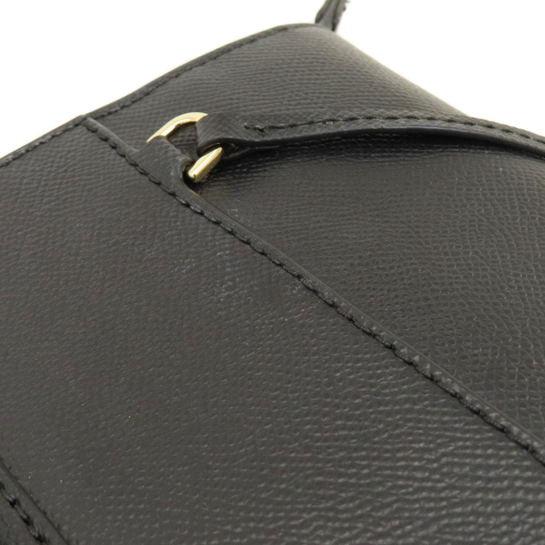 MICHAEL KORS Tote Bag PVC black logo Women Used Authentic