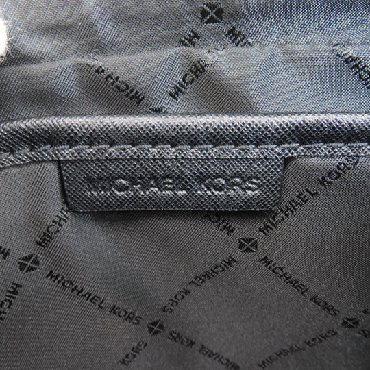 MICHAEL KORS Shoulder Bag PVC black logoMetal Women Used Authentic