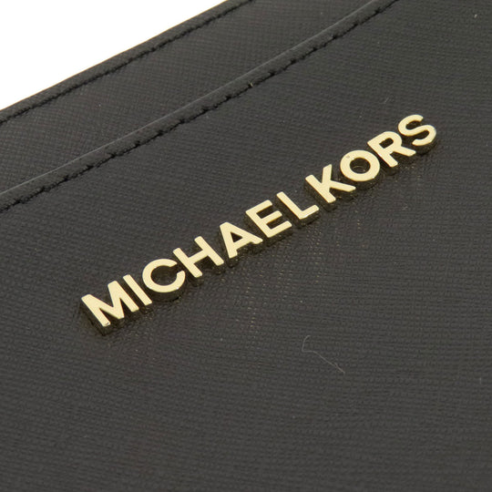 MICHAEL KORS Shoulder Bag PVC black logoMetal Women Used Authentic
