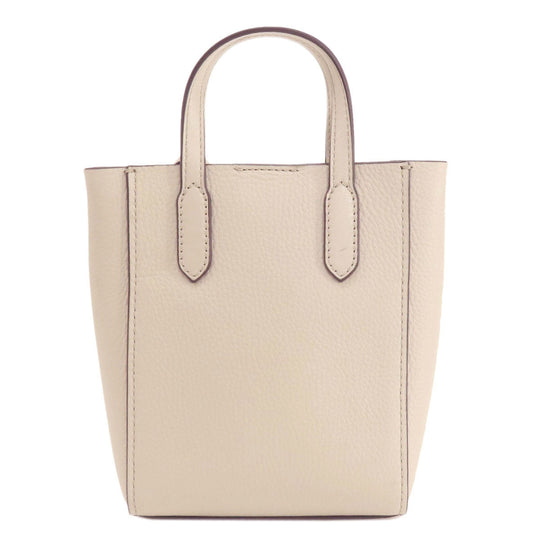 MICHAEL KORS Handbag leather beige 2WAY