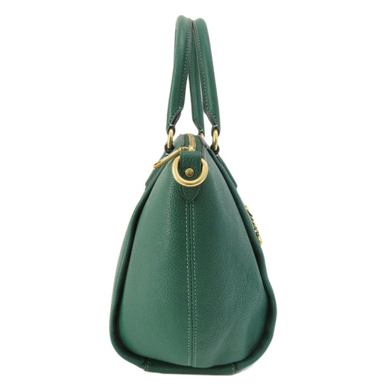 COACH Handbag 79316 leather green 2WAY