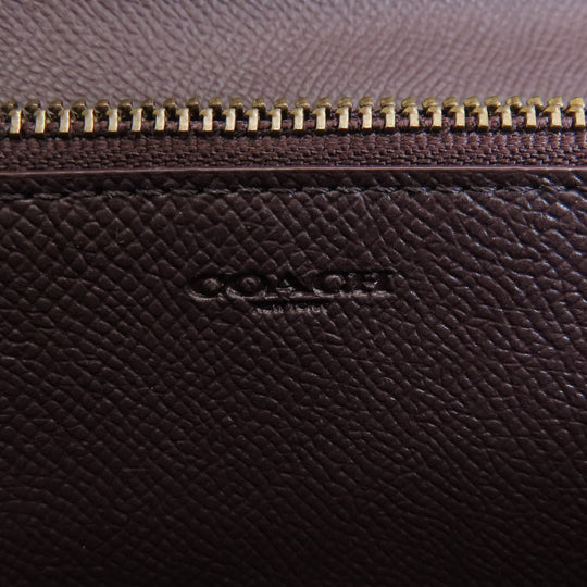 COACH Long Wallet Purse F22828 leather pink Chain wallet