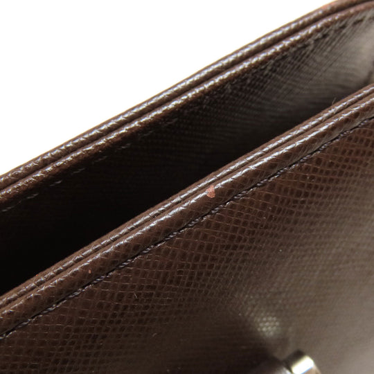 BURBERRY Handbag leather Brown logo Women Used Authentic