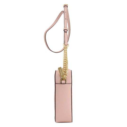 MICHAEL KORS Shoulder Bag leather pink logo Women Used Authentic
