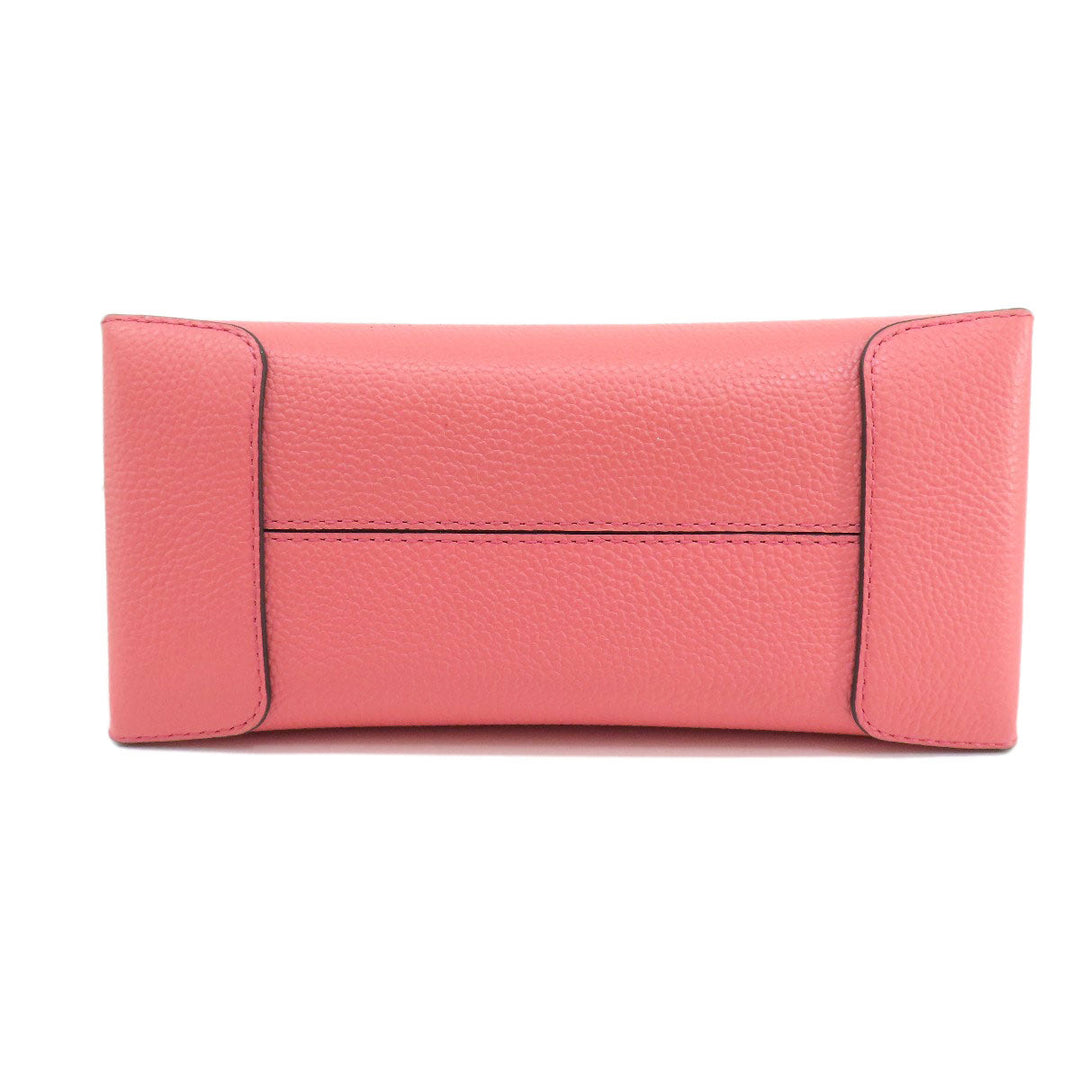 MICHAEL KORS Handbag leather pink logo 2WAY Women Used Authentic