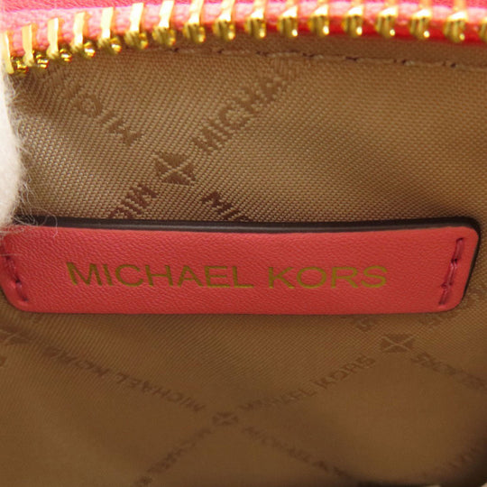 MICHAEL KORS Handbag leather pink logo 2WAY Women Used Authentic