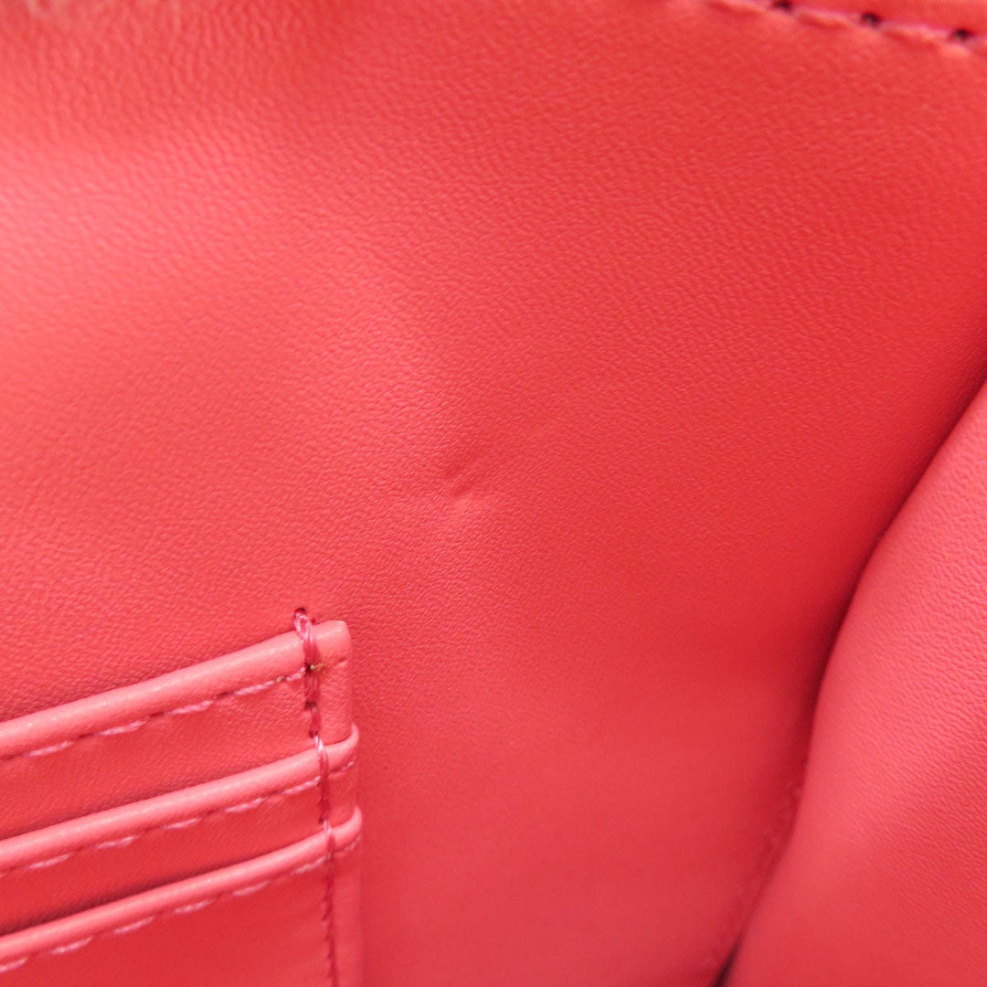 MICHAEL KORS Handbag leather pink logo 2WAY Women Used Authentic