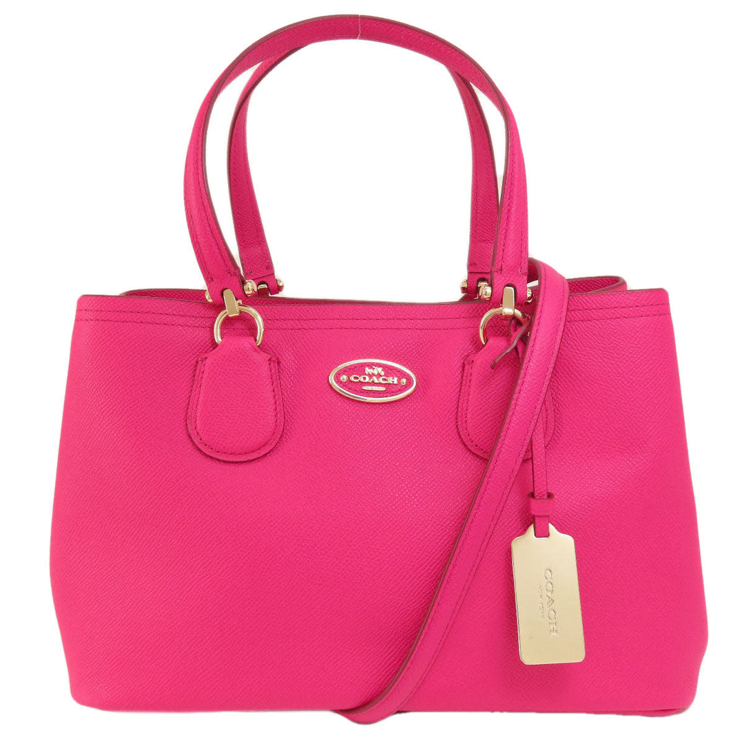 COACH Handbag 34563 leather pink 2WAY