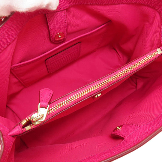 COACH Handbag 34563 leather pink 2WAY