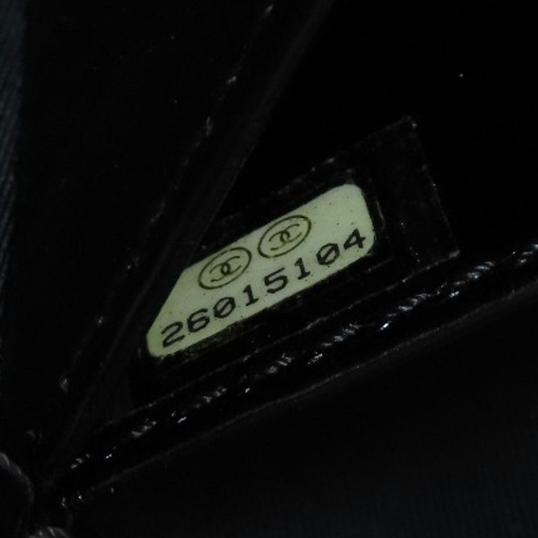 CHANEL Shoulder Bag Calfskin black Small Bucket COCO Mark SilverMetal