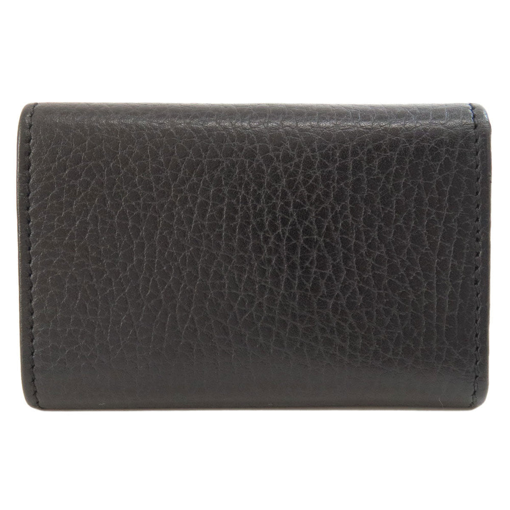 GUCCI Key case Key holder  466118 leather black GG Marmont Women(Unisex) Used Authentic