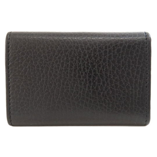 GUCCI Key case Key holder  466118 leather black GG Marmont Women(Unisex) Used Authentic