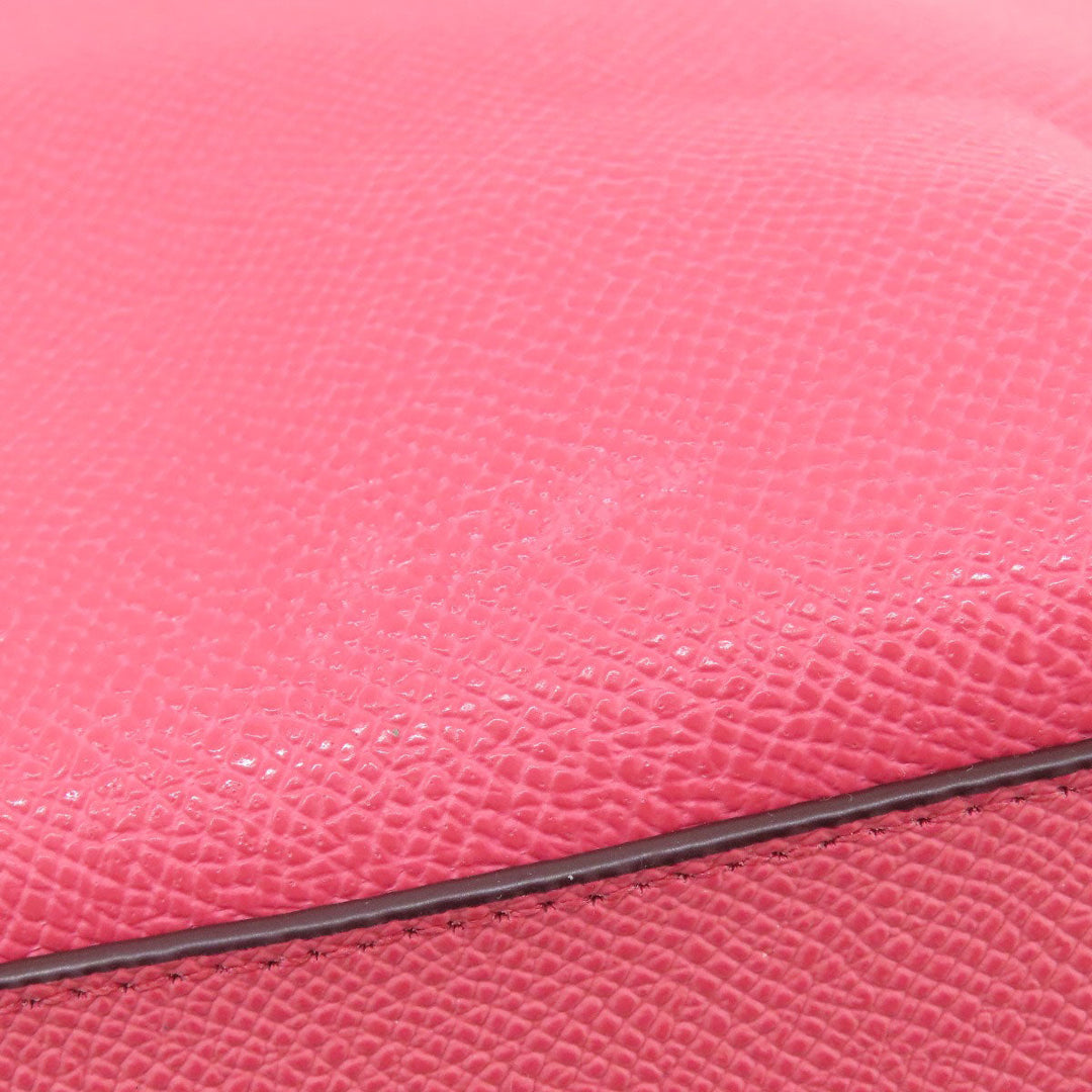 COACH Tote Bag F57789 leather pink logo Women Used Authentic