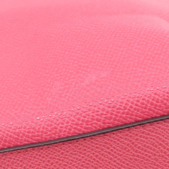 COACH Tote Bag F57789 leather pink logo Women Used Authentic