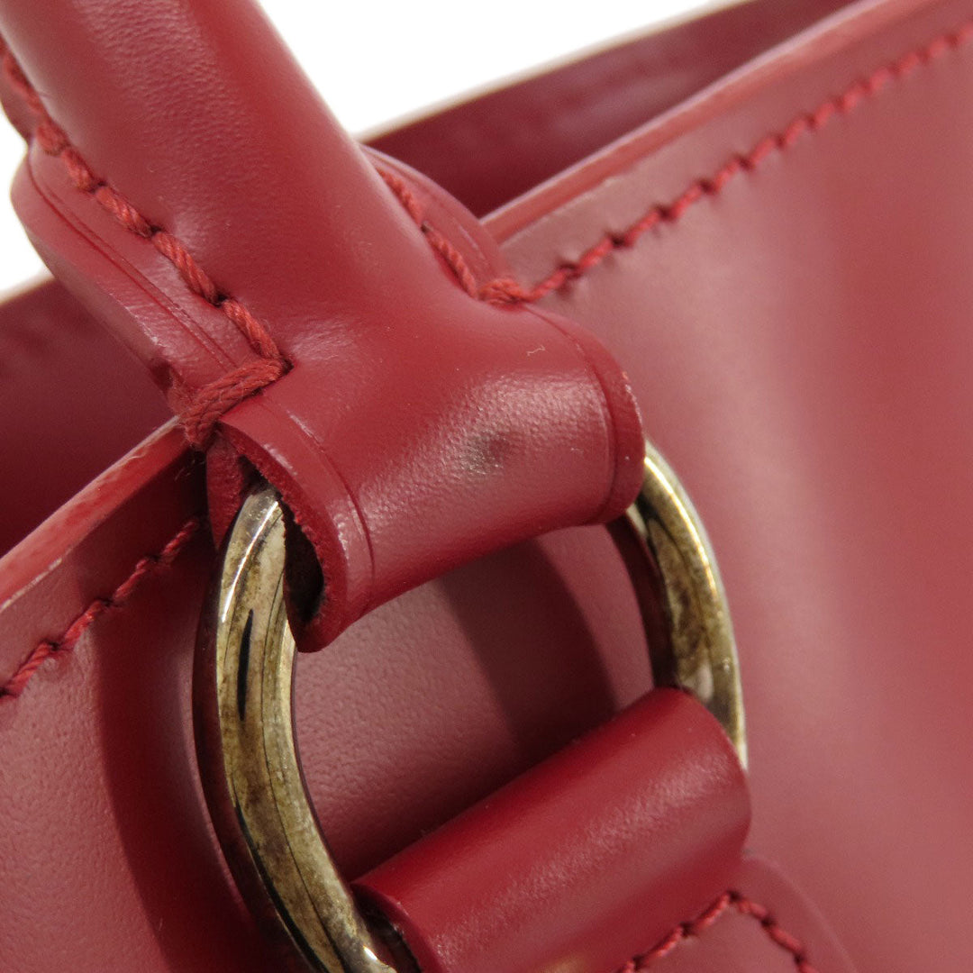 LOUIS VUITTON Tote Bag M5926E Monogram canvas Red Passy PM Women Used Authentic