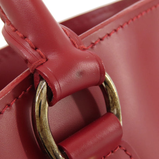 LOUIS VUITTON Tote Bag M5926E Monogram canvas Red Passy PM Women Used Authentic