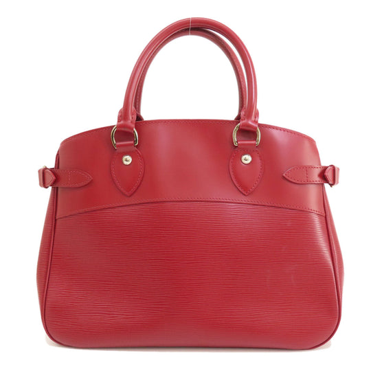 LOUIS VUITTON Tote Bag M5926E Monogram canvas Red Passy PM Women Used Authentic