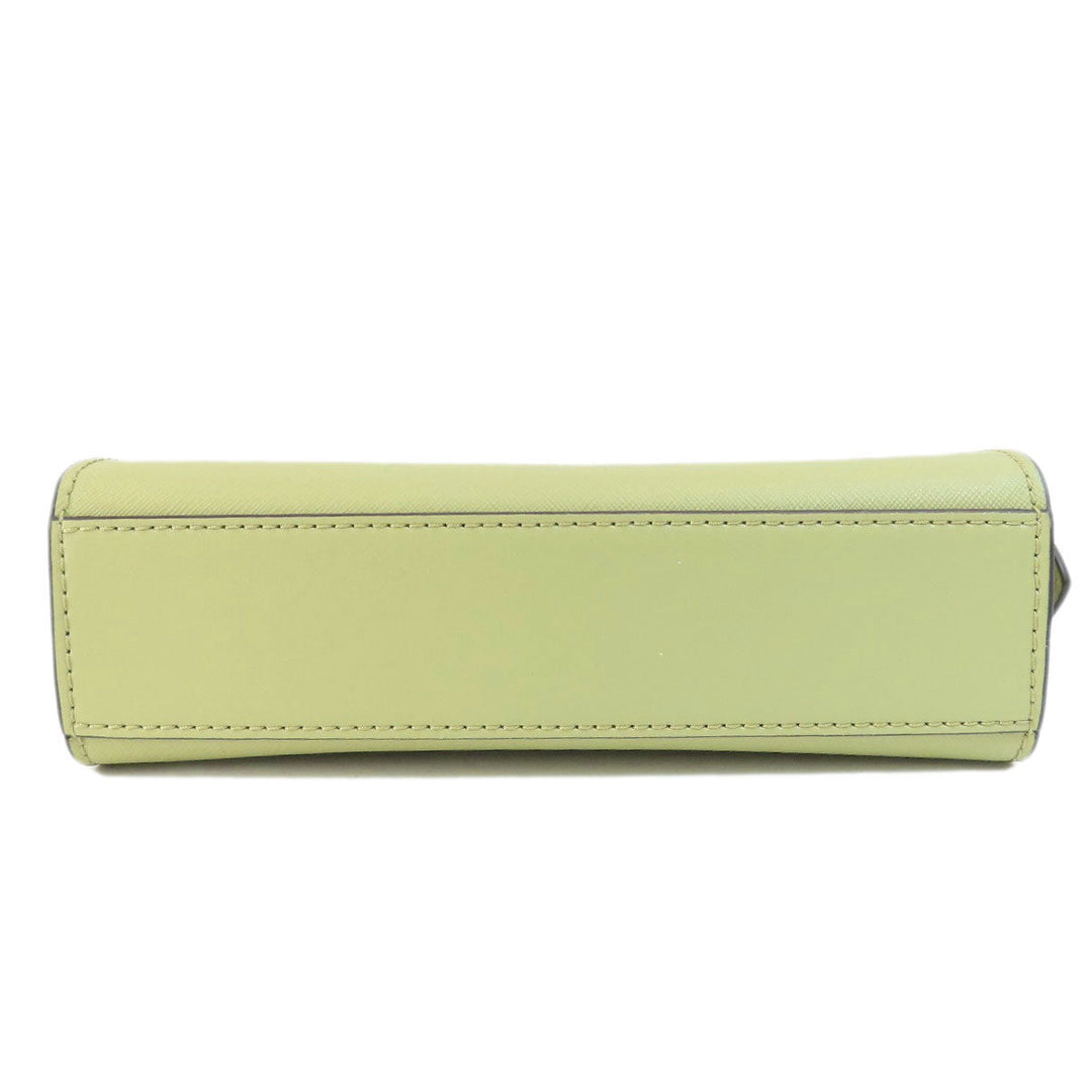 MICHAEL KORS Shoulder Bag PVC green logoMetal Long Shoulder Women Used Authentic