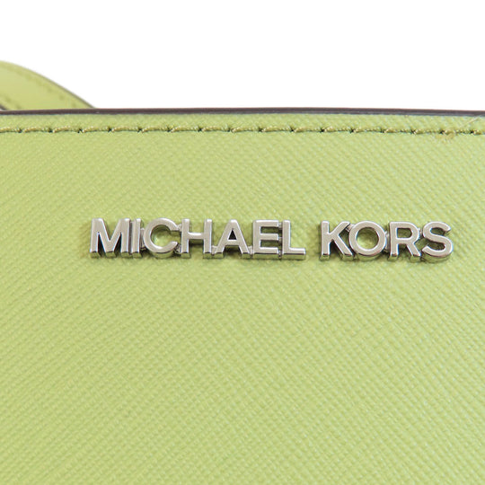 MICHAEL KORS Shoulder Bag PVC green logoMetal Long Shoulder Women Used Authentic