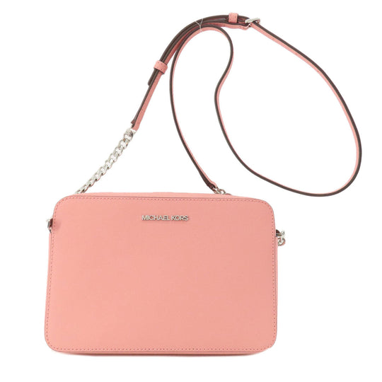 MICHAEL KORS Shoulder Bag PVC pink logo Women Used Authentic
