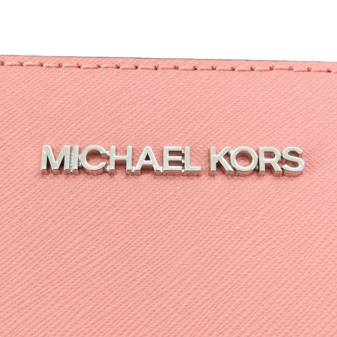 MICHAEL KORS Shoulder Bag PVC pink logo Women Used Authentic