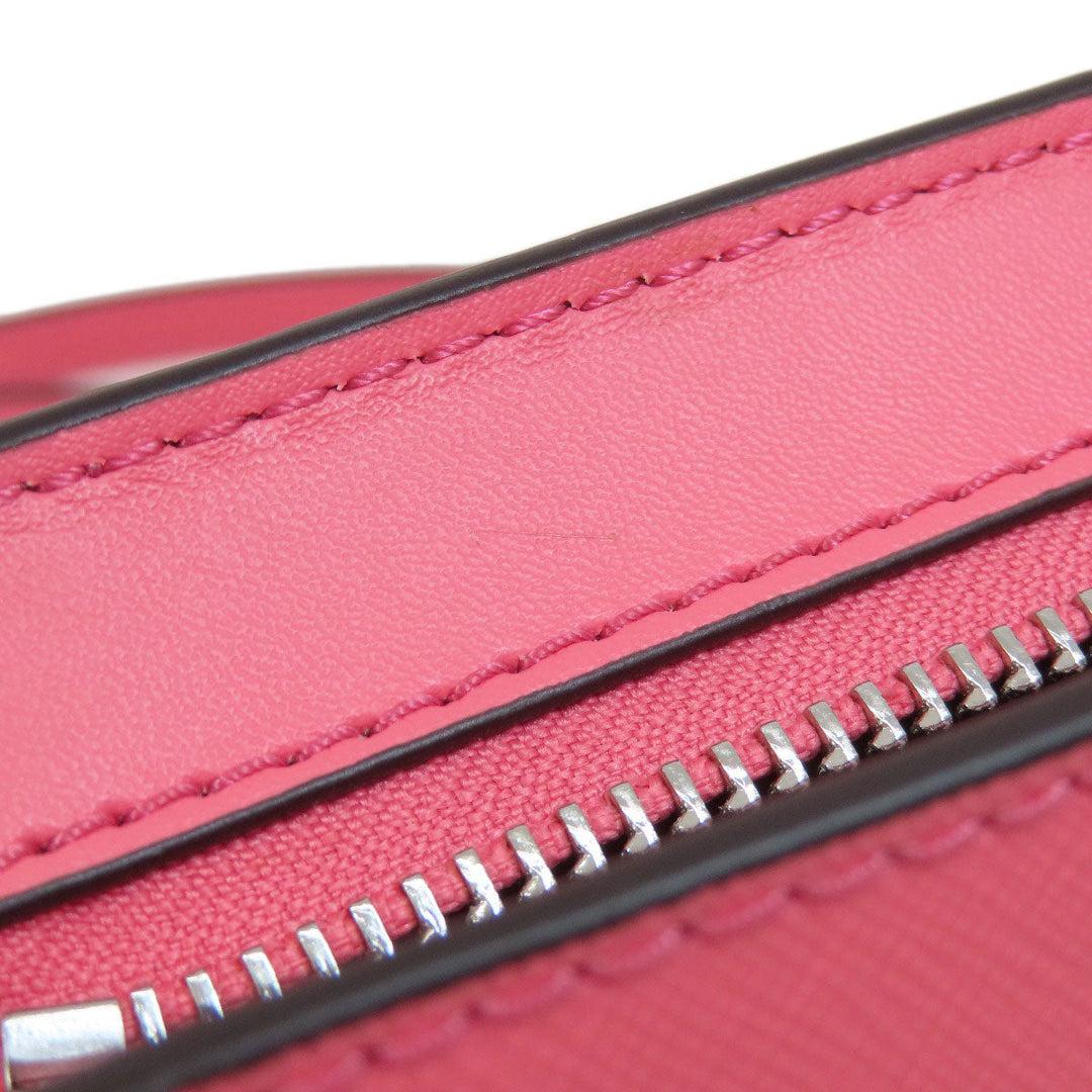 MICHAEL KORS Shoulder Bag PVC pink logoMetal Long Shoulder Women Used Authentic