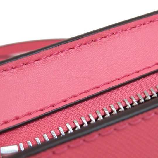 MICHAEL KORS Shoulder Bag PVC pink logoMetal Long Shoulder Women Used Authentic
