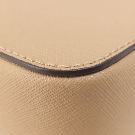 MICHAEL KORS Shoulder Bag PVC beige logoMetal Women Used Authentic