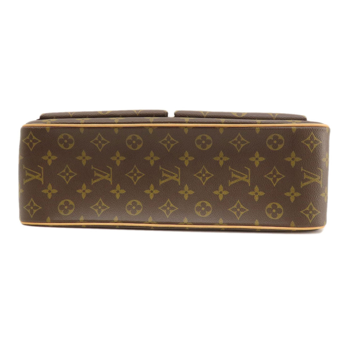 LOUIS VUITTON Tote Bag M51162 Monogram canvas Brown Multiply Cit Monogram Women Used Authentic