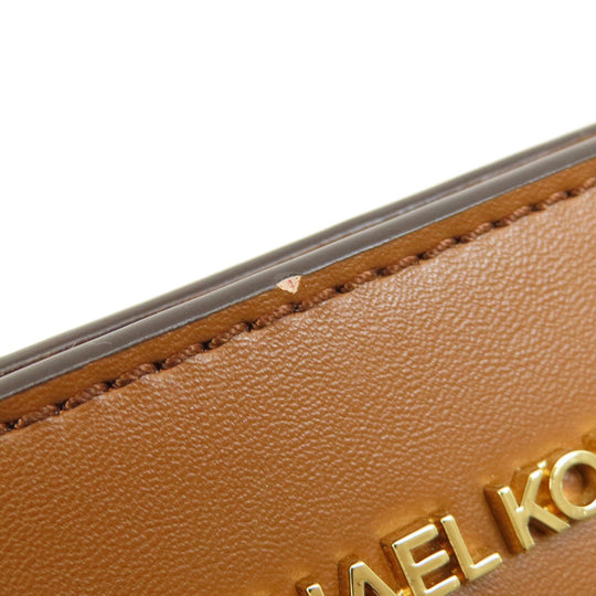 MICHAEL KORS Handbag PVC white MK signature Women Used Authentic
