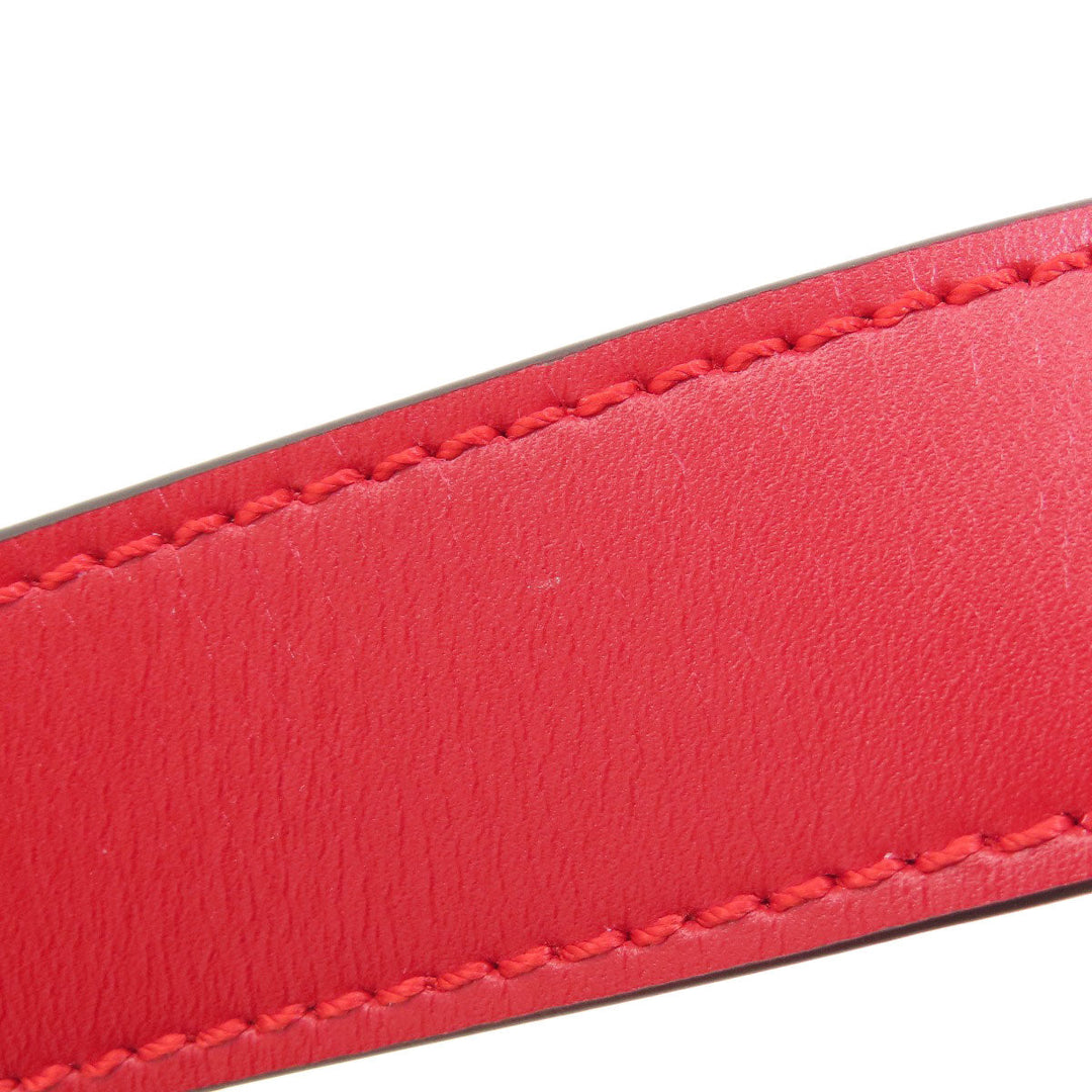 GUCCI Shoulder Bag 421882 leather Red Silvi Women Used Authentic